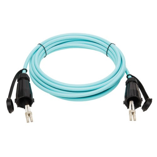 Tripp Lite N820-05M-IND InfiniBand/fibre optic cable 196.9" (5 m) LC Aqua color
