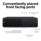 HP Z2 Small Form Factor G9 Intel® Core™ i7 i7-14700 32 GB DDR5-SDRAM 512 GB SSD NVIDIA RTX A2000 Windows 11 Pro SFF Workstation AI Workstation Black