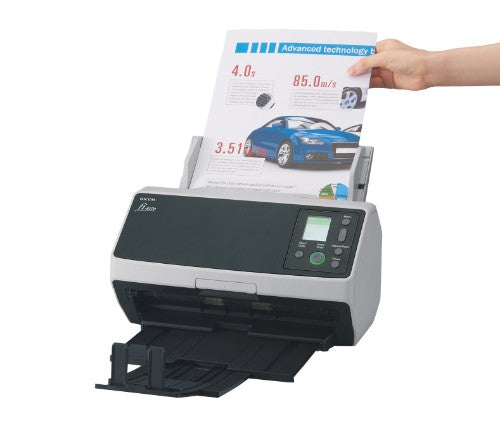 Ricoh fi-8170 ADF + Manual feed scanner 600 x 600 DPI A4 Black, Gray