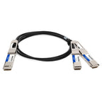 AddOn Networks CAB-D-2Q-200G-1M-AO InfiniBand/fibre optic cable 39.4" (1 m) 2xQSFP28 QSFP-DD Black, Silver