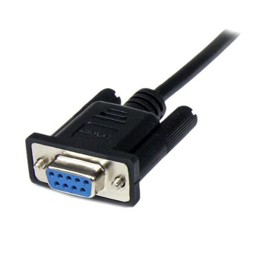 StarTech.com SCNM9FM2MBK serial cable Black 78.7" (2 m) DB-9