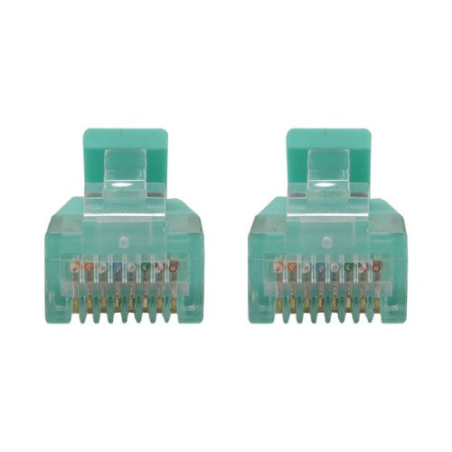 Tripp Lite N261-S6N-AQ networking cable Aqua color 5.91" (0.15 m) Cat6a U/UTP (UTP) Round