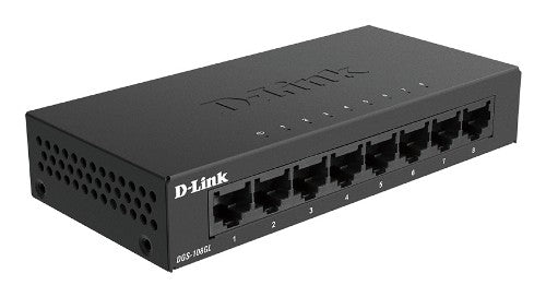 D-Link DGS-108GL network switch Unmanaged Gigabit Ethernet (10/100/1000) Black