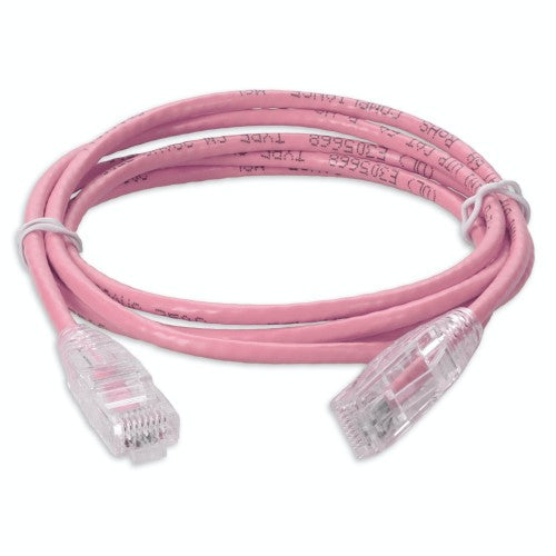 AddOn Networks ADD-15FSLCAT6A-PK networking cable Pink 181.1" (4.6 m) Cat6a U/UTP (UTP)
