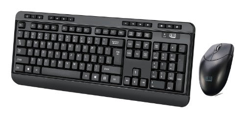 Adesso WKB-1320CB-TAA keyboard Mouse included Home/Office USB US English Black