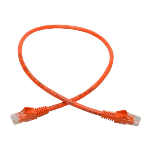 Tripp Lite N201-002-OR networking cable Orange 24" (0.61 m) Cat6 U/UTP (UTP)