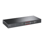 TP-Link TL-SL1218MP network switch Unmanaged Fast Ethernet (10/100) Power over Ethernet (PoE) Black