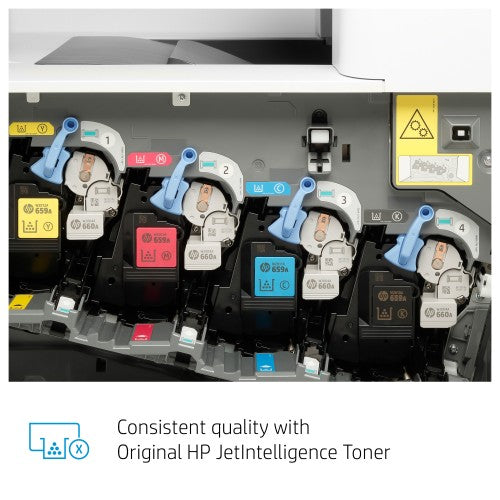 HP LaserJet Enterprise M856x Wireless Color Printer, Duplex