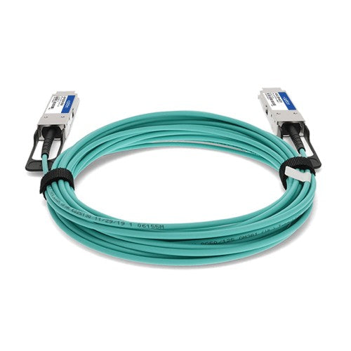 AddOn Networks ADD-QCIQPA-AOC2M InfiniBand/fibre optic cable 78.7" (2 m) QSFP+ Aqua color