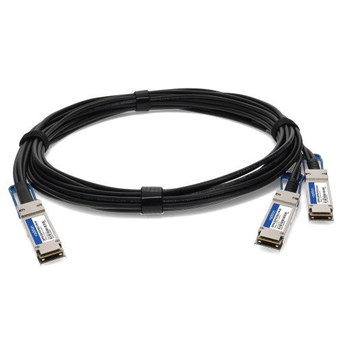 AddOn Networks QSFP28-2QSFP28-PDAC2-5M-AO InfiniBand/fibre optic cable 98.4" (2.5 m) 2x QSFP28 DAC Black