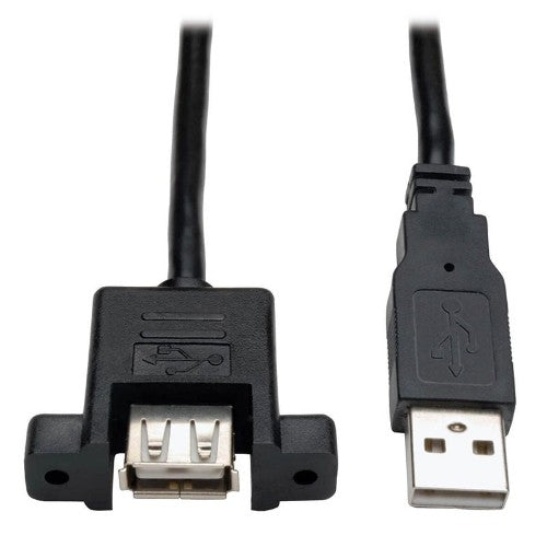 Tripp Lite U024-06N-PM USB cable USB 2.0 5.91" (0.15 m) USB A 0.48 Gbit/s Black