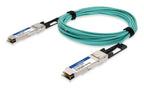 AddOn Networks ADD-QCIQIN-AOC6M InfiniBand/fibre optic cable 236.2" (6 m) QSFP+ AOC Aqua color, Stainless steel