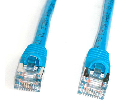 StarTech.com 7 ft Blue Shielded (Snagless) Category 5e (350 MHz) STP Patch Cable networking cable 83.9" (2.13 m)