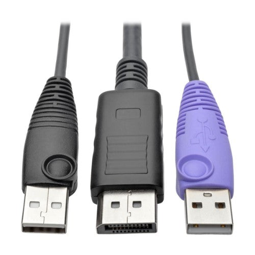 Tripp Lite B055-001-UDP KVM cable Black, Purple