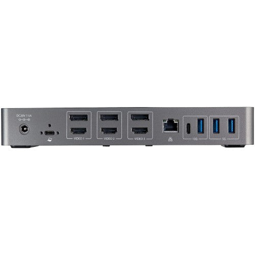 StarTech.com DK31C3HDPD laptop dock/port replicator Wired USB 3.2 Gen 2 (3.1 Gen 2) Type-C Black, Gray