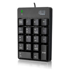 Adesso AKB-601UB numeric keypad Universal USB Black