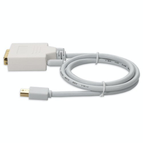 AddOn Networks MINIDP2DVIDSL3FW video cable adapter 35.8" (0.91 m) Mini DisplayPort DVI-D White