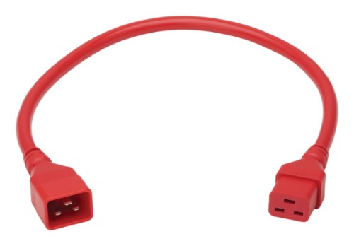 Eaton P036-002-ARD power cable Red 23.6" (0.6 m) C20 coupler C19 coupler