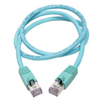 Tripp Lite N262-002-AQ networking cable Aqua color 24" (0.61 m) Cat6a S/UTP (STP)