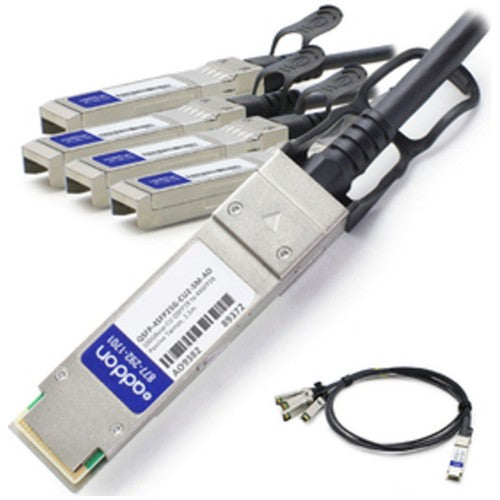 AddOn Networks QSFP-4SFP25G-CU2-5M-AO InfiniBand/fibre optic cable 98.4" (2.5 m) QSFP28 4xSFP28 Stainless steel