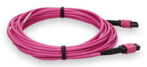 AddOn Networks ADD-MPOMPO-3M5OM4-MA InfiniBand/fibre optic cable 118.1" (3 m) MPO LOMM Magenta