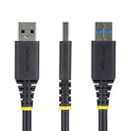 StarTech.com USBPNLAFAM2M USB cable USB 3.2 Gen 1 (3.1 Gen 1) 78.7" (2 m) USB A 5 Gbit/s Black