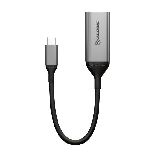 ALOGIC ULUCDP-ADP USB graphics adapter 3840 x 2160 pixels Black, Gray
