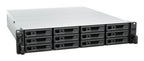 Synology RackStation RS2423RP+II NAS Rack (2U) AMD Ryzen V1780B 8 GB DDR4 0 TB DiskStation Manager Black