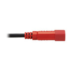 Tripp Lite P004-004-RD power cable Black, Red 47.2" (1.2 m) C14 coupler C13 coupler