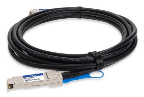 AddOn Networks ADD-QHPCQPA-PDAC5M InfiniBand/fibre optic cable 196.9" (5 m) QSFP+ DAC Black, Stainless steel