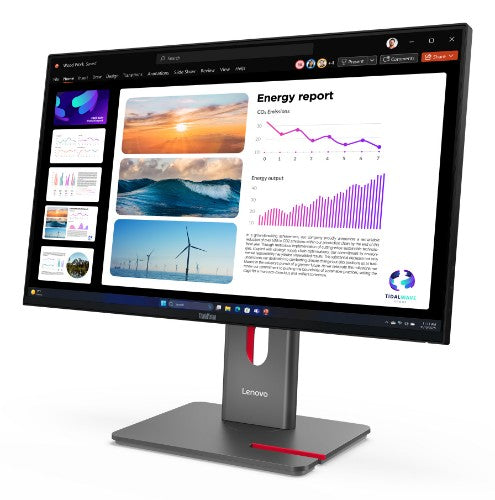 Lenovo ThinkVision P24Q-40 computer monitor 23.8" 2560 x 1440 pixels Wide Quad HD LED Black