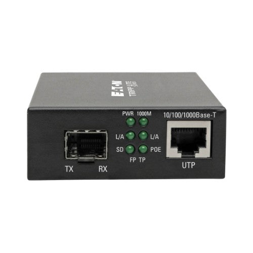 Tripp Lite N785-INT-PSFP network media converter 1000 Mbit/s Multi-mode, Single-mode Black