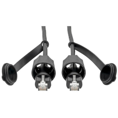 Tripp Lite Industrial Cat5e/Cat6 STP Patch Cable – RJ45 M/M, CMX Outdoor, IP67, 26 AWG, 0.91 m