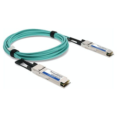 AddOn Networks ADD-QCIQPA-AOC3M InfiniBand/fibre optic cable 118.1" (3 m) QSFP+ Aqua color