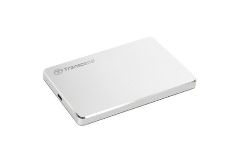 Transcend StoreJet 25C3S external hard drive 2 TB 2.5" USB Type-C 3.2 Gen 1 (3.1 Gen 1) Silver