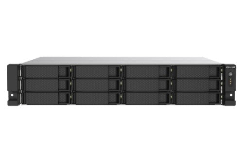 QNAP TS-1273AU-RP-8G NAS Rack (2U) Ryzen Embedded V1500B 8 GB DDR4 0 TB QNAP QTS Aluminum, Black