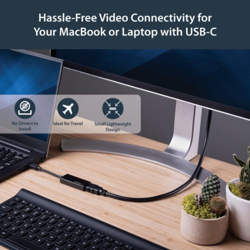 StarTech.com CDP2HD USB graphics adapter 3840 x 2160 pixels Black