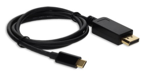 AddOn Networks USBC2DPMM3F video cable adapter 35.8" (0.91 m) DisplayPort Black