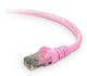 Belkin CAT6 Snagless 30 ft networking cable Pink 359.8" (9.14 m)