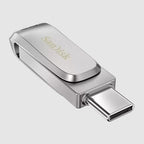 SanDisk Ultra Dual Drive Luxe USB flash drive 1 TB USB Type-A / USB Type-C 3.2 Gen 1 (3.1 Gen 1) Stainless steel