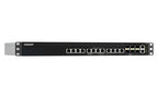 QNAP QSW-M5218P-6F12T-US network switch Managed L3 10G Ethernet (100/1000/10000) Power over Ethernet (PoE) 1U Black