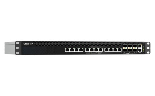 QNAP QSW-M5218P-6F12T-US network switch Managed L3 10G Ethernet (100/1000/10000) Power over Ethernet (PoE) 1U Black
