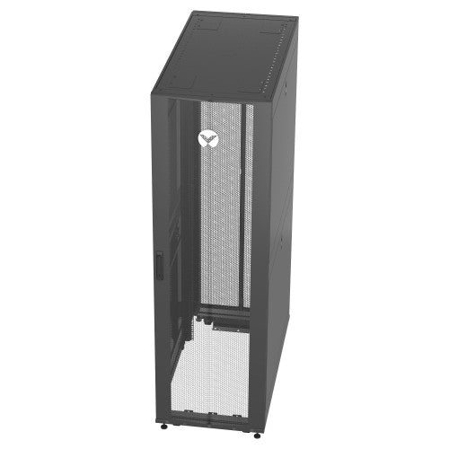 Vertiv VR3300 rack cabinet 42U Freestanding rack Black, Transparent