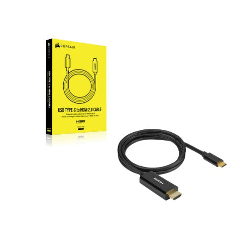 Corsair CU-9000004-WW video cable adapter 39.4" (1 m) USB Type-C HDMI Black