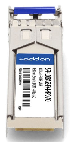 AddOn Networks SFP-100BASE-FX-I-HPD-AO network transceiver module Fiber optic 100000 Mbit/s 1310 nm