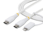 StarTech.com 1M-U2-LNTC-CABLE USB cable 39.4" (1 m) USB C White