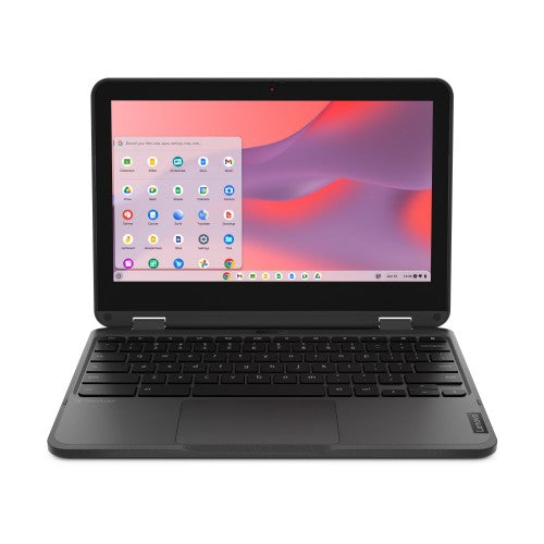 Lenovo 500e Chromebook Gen 4s N150 Laptop 11.6" Touchscreen HD 8 GB LPDDR5-SDRAM 64 GB eMMC Wi-Fi 6E (802.11ax) ChromeOS Gray