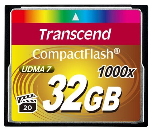 Transcend 1000x CompactFlash 32GB MLC