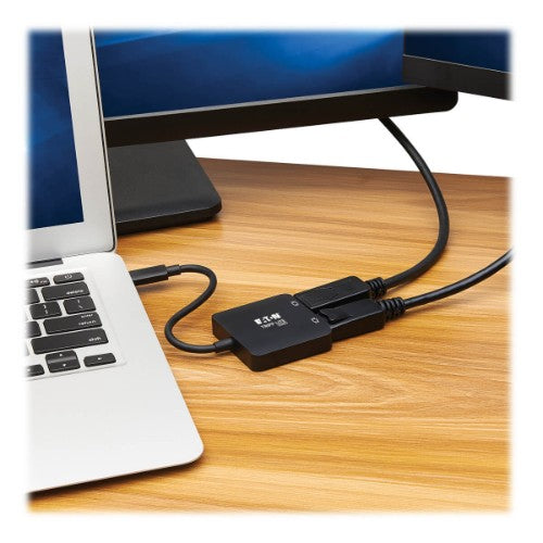 Tripp Lite U444-2DP-MST4K6 USB graphics adapter 7680 x 4320 pixels Black
