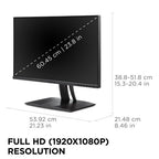 Viewsonic VP Series VP2456A computer monitor 24" 1920 x 1080 pixels Full HD LED Black, Gray